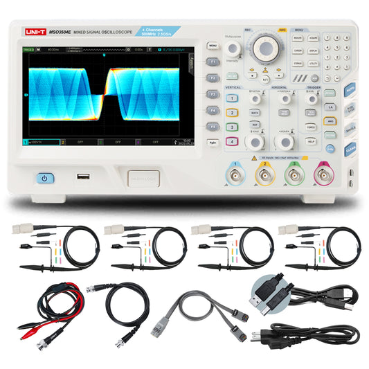 Uni-T MSO3504E-S 500MHz 4+16Ch MSO with Signal Generator with Probes Image