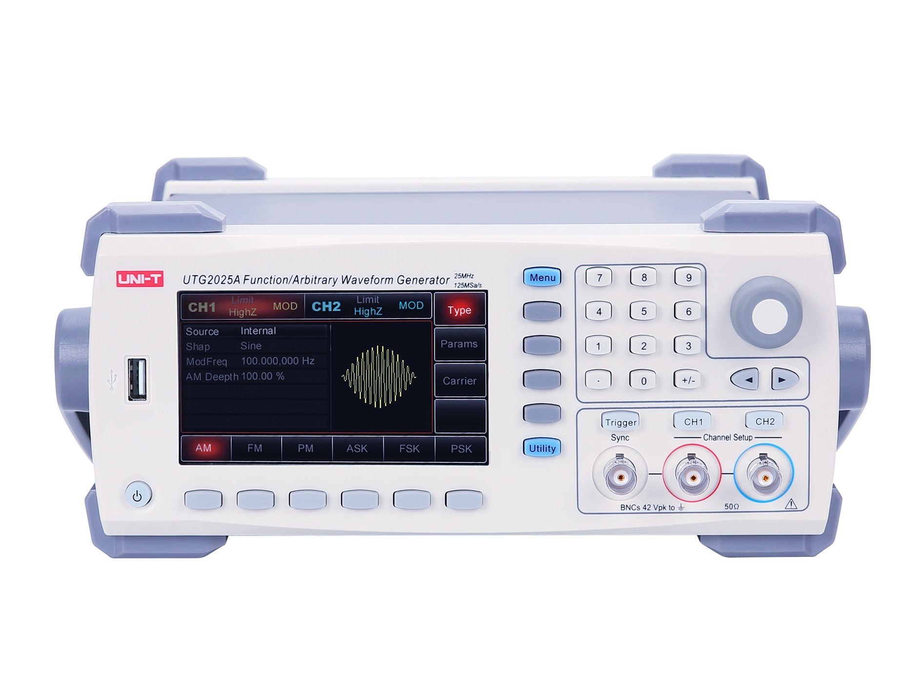 UTG2025A 25MHz 2Ch Signature-Series Arbitrary Waveform Generator