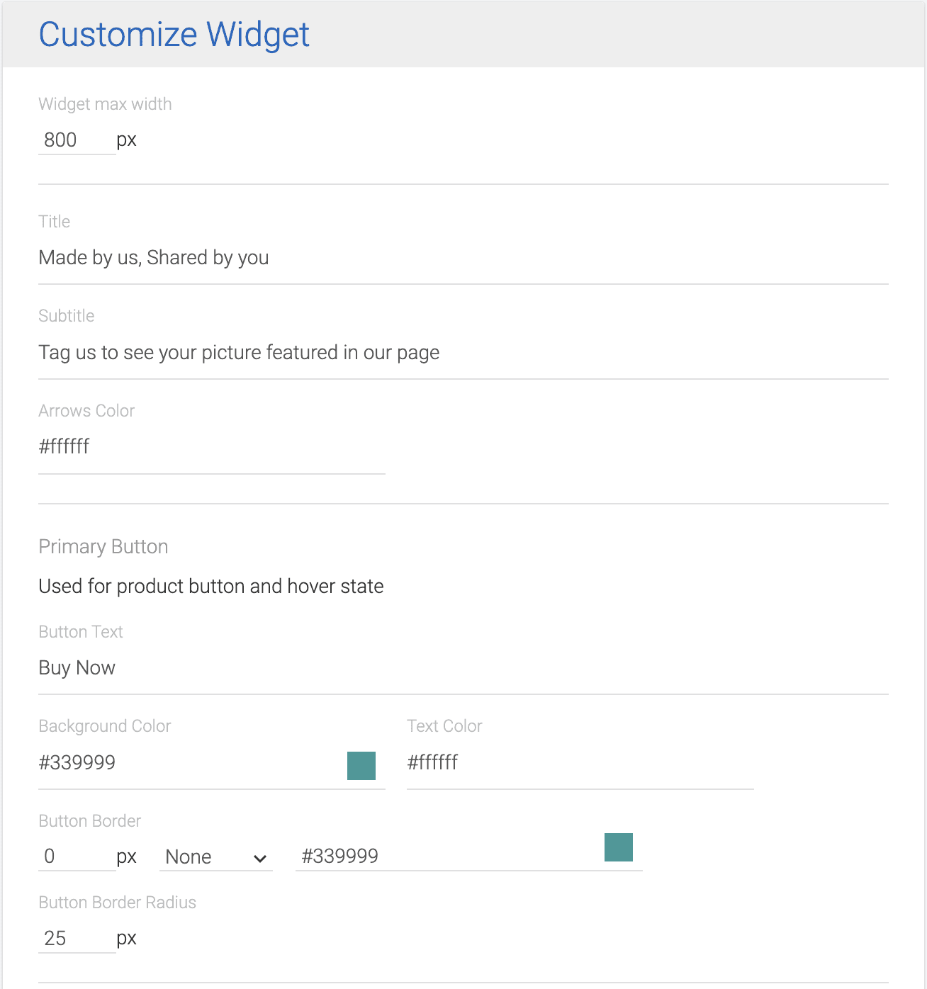 judge.me ugc media grid customize