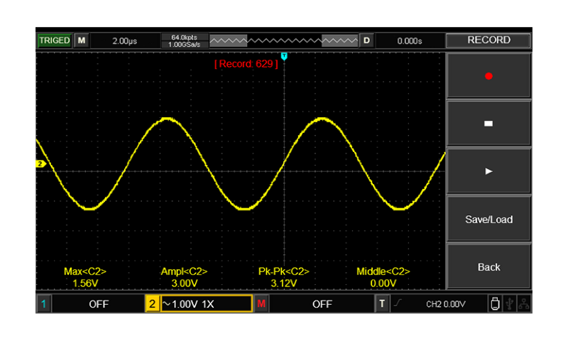 UNI-T UTD2102CEX+ Functions feature
