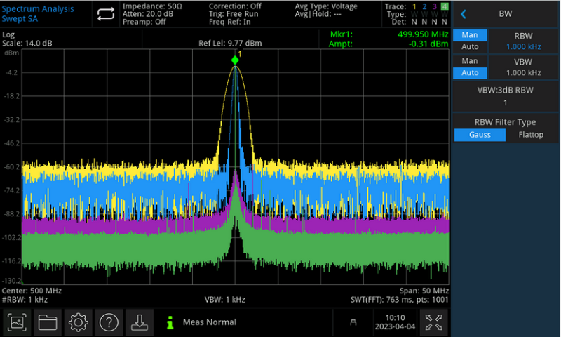 UNI-T UTS1015B Traces